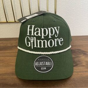 Happy Gilmore Golf Hat Snapback Green White Rope Golf Cap Adam Sandler NEW